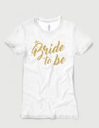 Μπλουζάκι με τύπωμα Bride to be