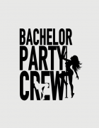 Μπλουζάκι με τύπωμα Bachelor Party Crew 