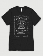 Μπλουζάκι με τύπωμα Vintage One of a Kind 1977