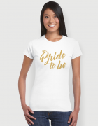 Μπλουζάκι με τύπωμα Bride to be