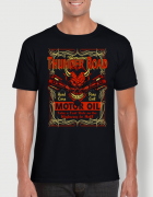 ανδρικό t-shirt μαύρο με στάμπα Thunder road