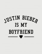 Μπλουζάκι με τύπωμα Boyfriend
