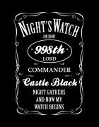 Premium hoodie με τύπωμα Night's Watch Lord Commander