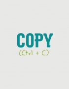 Σετ t-shirts λευκά Copy Paste