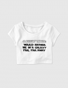 γυναικείο crop top λευκό Current Mood