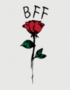 Μπλουζάκι με τύπωμα BFF