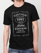 Μπλουζάκι με τύπωμα Vintage One of a Kind 1991