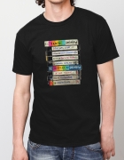 Μπλουζάκι με τύπωμα VHS Greek Tapes 