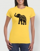 Μπλουζάκι με στάμπα Indian Elephant
