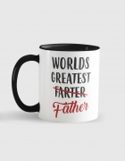 Κούπα με τύπωμα Worlds greatest father