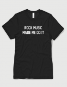 Μπλουζάκι με στάμπα Rock Music