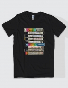 Μπλουζάκι με τύπωμα VHS Greek Tapes 