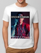 Ανδρικό t-shirt  λευκό με στάμπα Esto es un Patriarcado