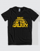 Μπλουζάκι με τύπωμα Best godfather in the galaxy