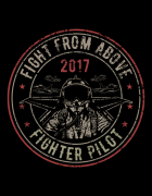 Μπλουζάκι με στάμπα Fight from above