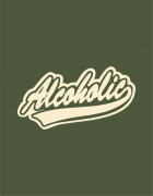 Μπλουζάκι με στάμπα Alcoholic