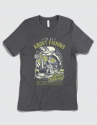 Μπλουζάκι με τύπωμα It's all about fishing