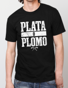 Μπλουζάκι με τύπωμα Plata o plomo