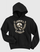 Hoodied φούτερ με στάμπα Bad to the bone