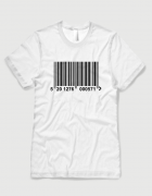 Μπλουζάκι με στάμπα barcode