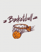 Μπλουζάκι με στάμπα Basketball