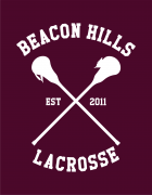 Hoodied φούτερ με στάμπα Beacon Hills - La Crosse