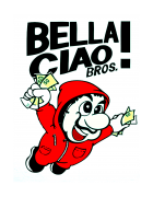 Μπλουζάκι με τύπωμα Bella Ciao Bros