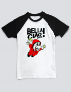 Μπλουζάκι με τύπωμα Bella Ciao Bros