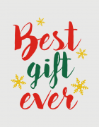 παιδικό φορμάκι με τύπωμα Best gift ever