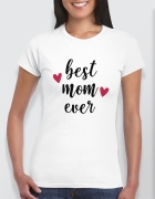 Μπλουζάκι με στάμπα Best mom ever