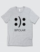 Μπλουζάκι με στάμπα Bipolar