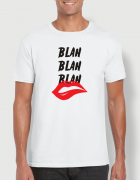 Μπλουζάκι με στάμπα Blah blah blah
