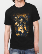 Μπλουζάκι με τύπωμα Blue haired babe