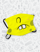 Μάσκα με εκτύπωση Bob Face 