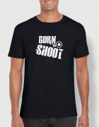 Μπλουζάκι με στάμπα Born to shoot