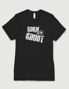 Μπλουζάκι με στάμπα Born to shoot