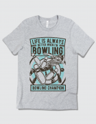 Μπλουζάκι με τύπωμα Bowling Champion