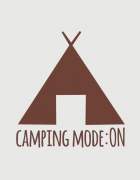 Μπλουζάκι με στάμπα Camping mode: ON