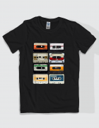 Μπλουζάκι με τύπωμα Cassette Tapes
