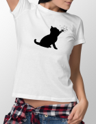 Μπλουζάκι με τύπωμα Cat in a dream