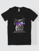 Μπλουζάκι με στάμπα DJ Cat