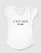 Μπλουζάκι με στάμπα C'est Moi