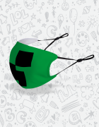 Μάσκα παιδική με τύπωμα Creeper
