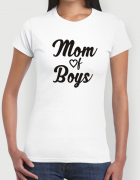 Μπλουζάκι με τύπωμα Mom of boys