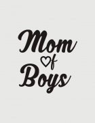 Μπλουζάκι με τύπωμα Mom of boys