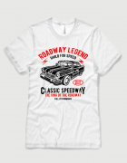 Μπλουζάκι με στάμπα Roadway Legend