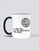 Κούπα με τύπωμα I love you to the deathstar