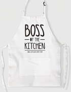 Ποδιά Μαγειρικής με τύπωμα Boss of the kitchen 