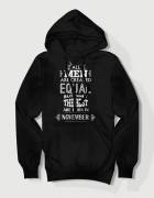 Hoodied φούτερ με στάμπα All men are created equal - November