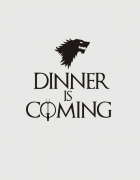Ποδιά με στάμπα Dinner is coming